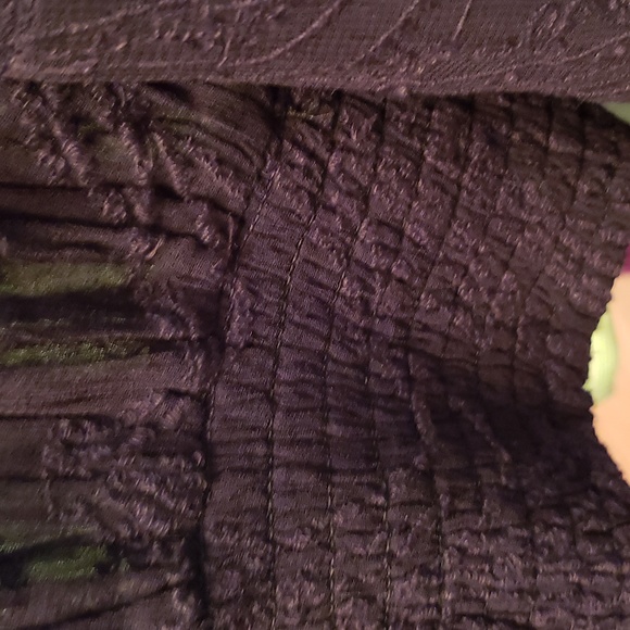 All Saints black Ari Ossia Embroidered Wrap Dress US 10 NWT $329 goth Wednesday - Picture 6 of 7